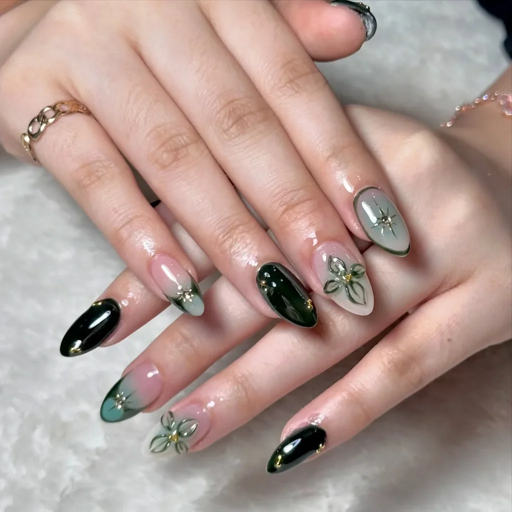 Green-and-Black-Floral-Nail-Art.webp
