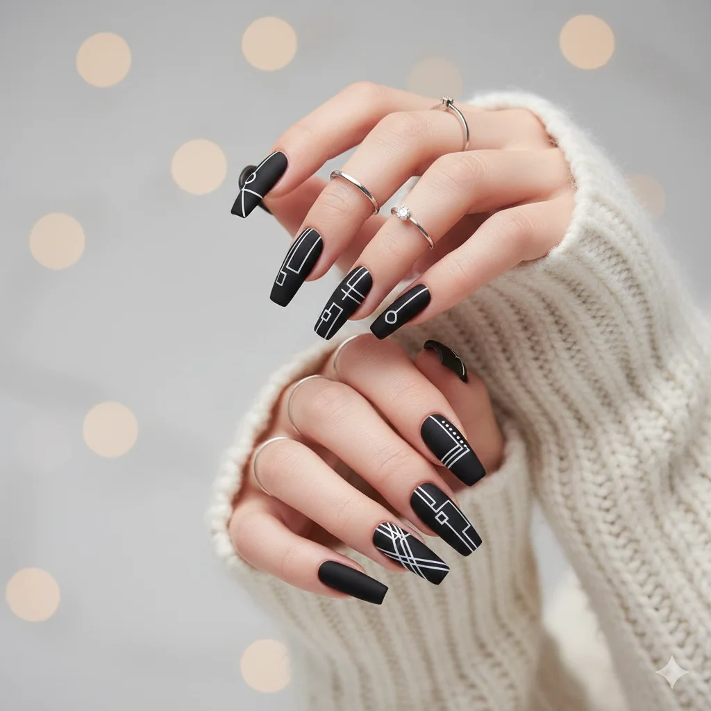 Matte-Black-Coffin-Nails-with-White-Abstract-Art.webp
