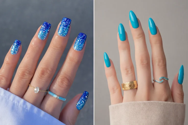 30 Stunning Blue Nail Designs You’ll Want to Show Off