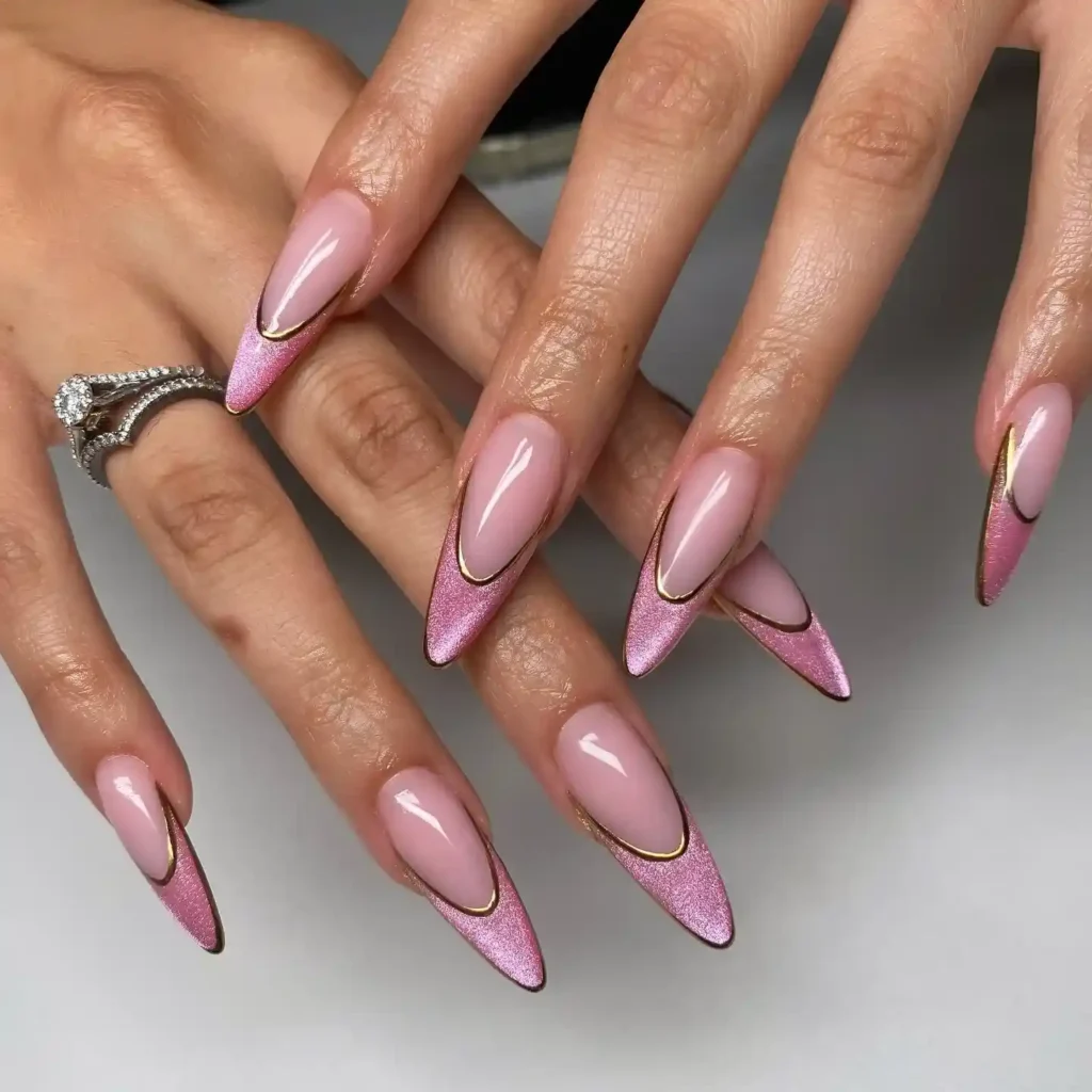 Almond-Nails-with-Chrome-Pink-French-Tips.webp