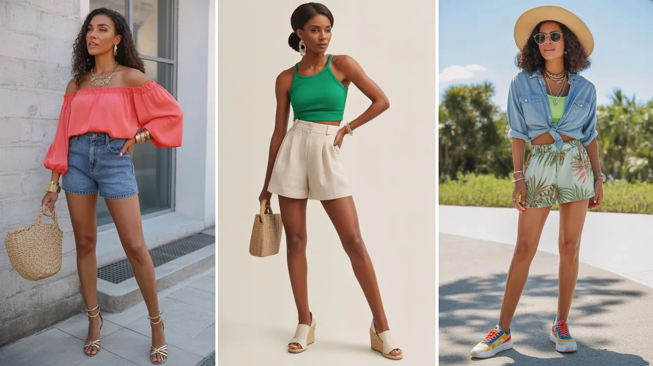 Basic Tank with Printed Shorts