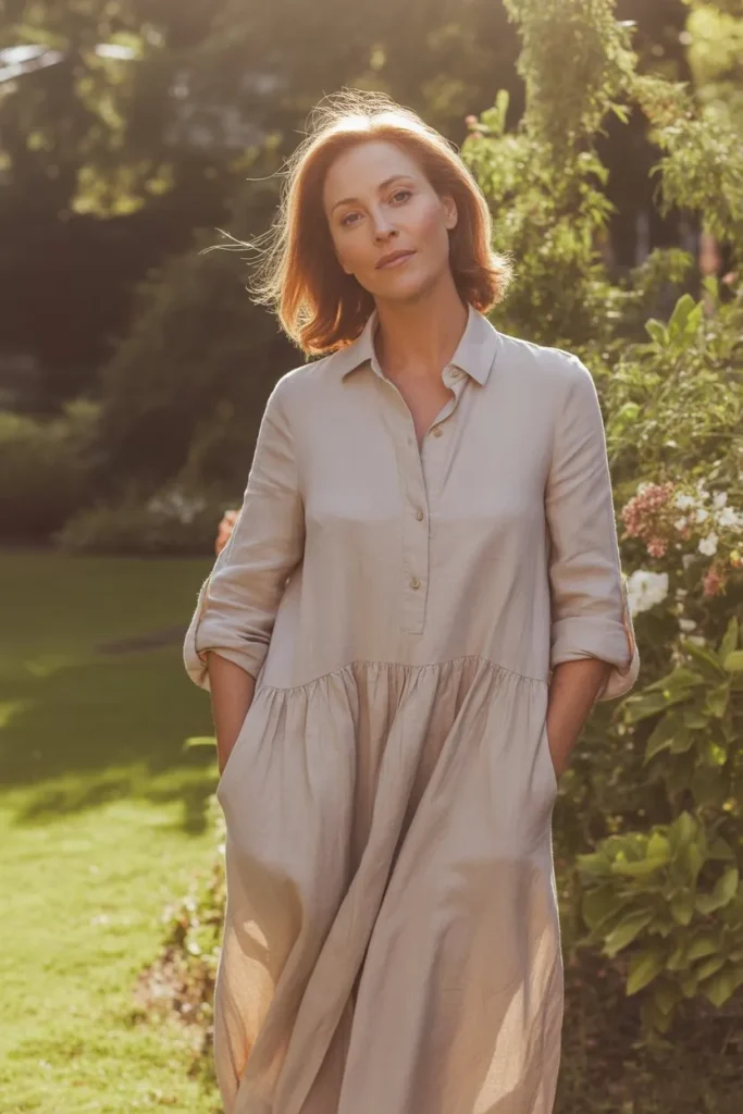 Breathable Shirt Dress for Effortless Summer Style