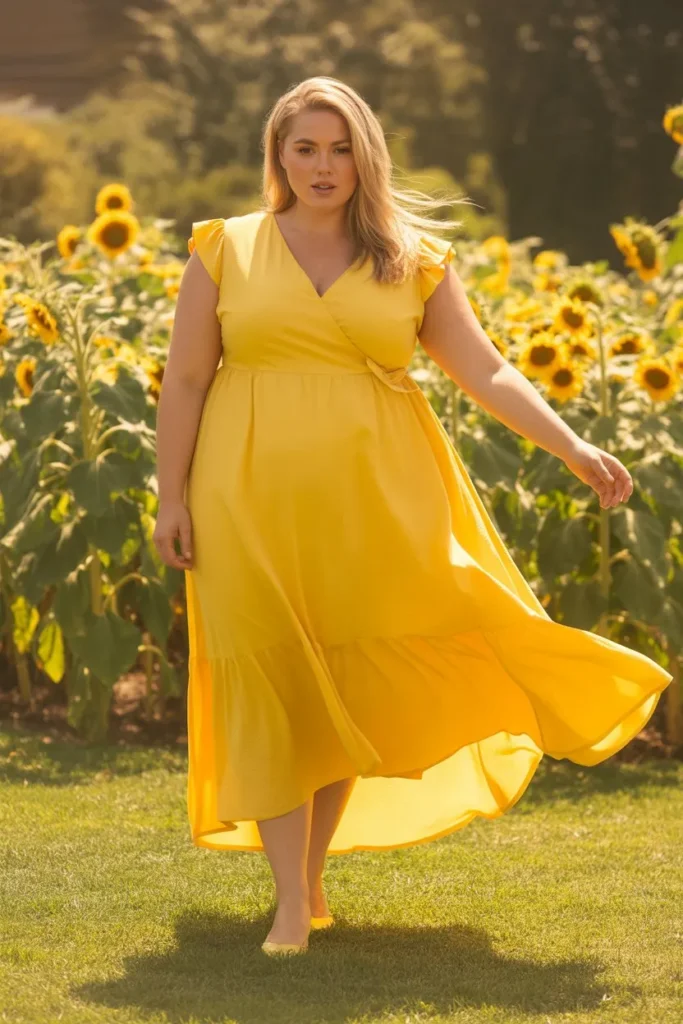 Bright Yellow Maxi Dress