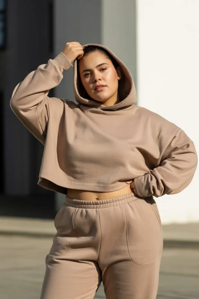 Crop Hoodie with Joggers