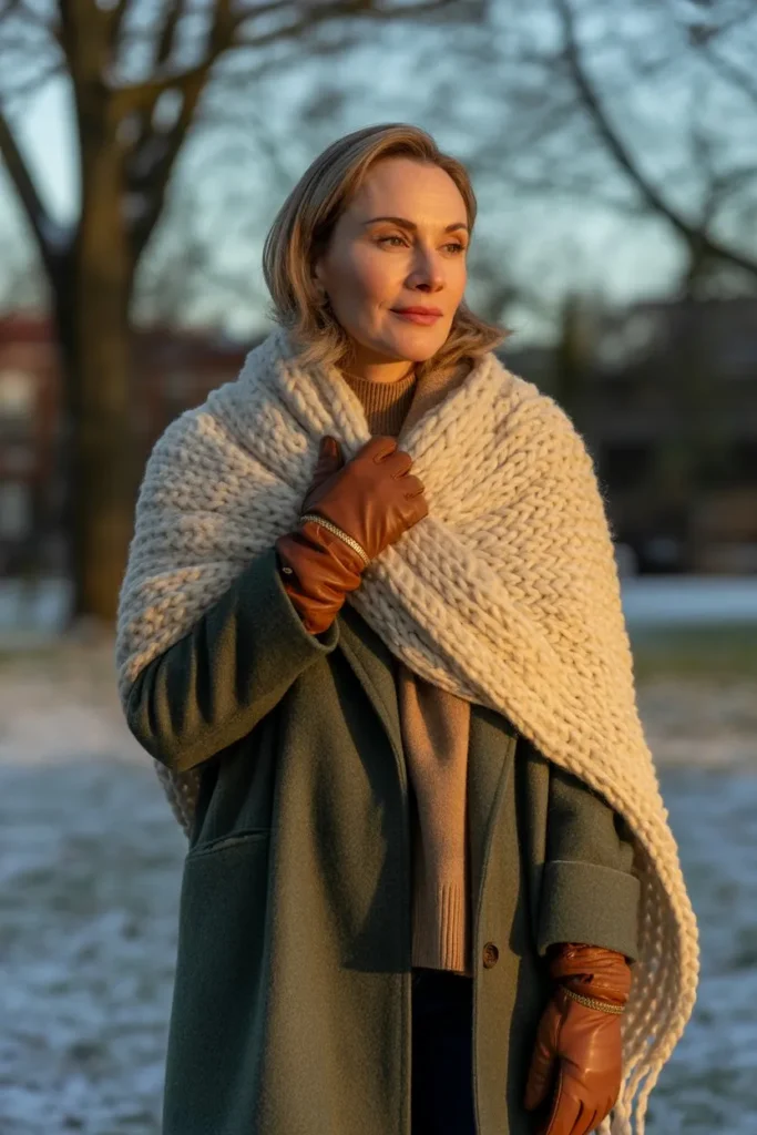 Layered Scarf Styling for Warmth and Detail