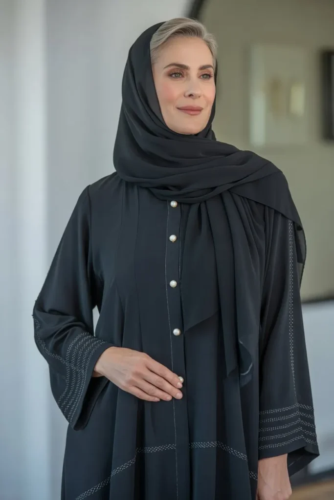 Modern Abaya with Details