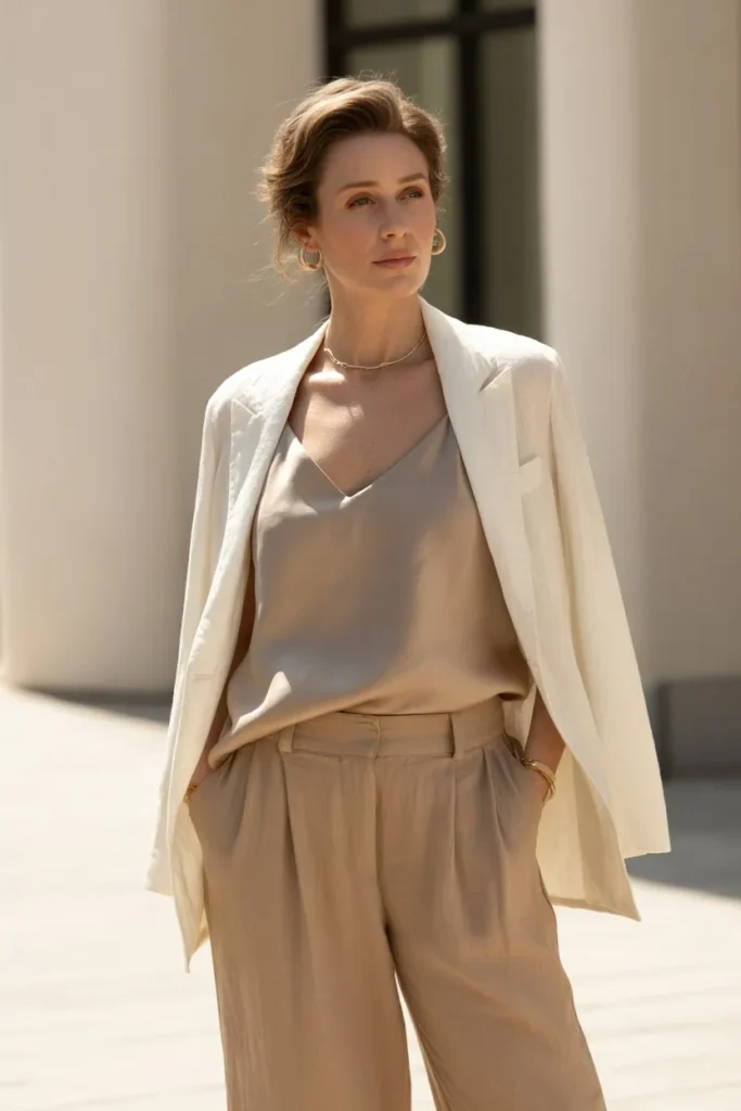 Monochrome Summer Outfit for a Streamlined Look