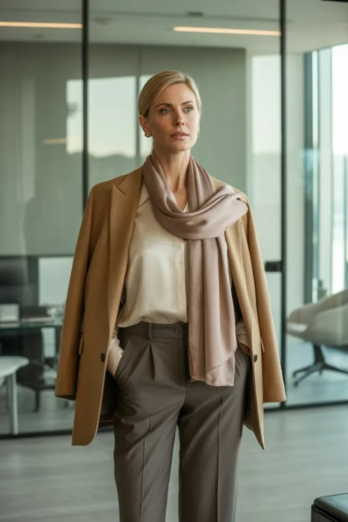 Neutral Layering for Versatile Office Looks