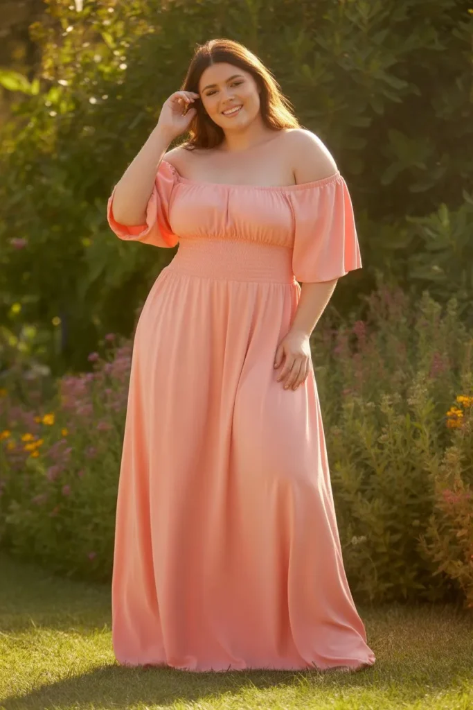 Off Shoulder Maxi Dress for an Effortless Look