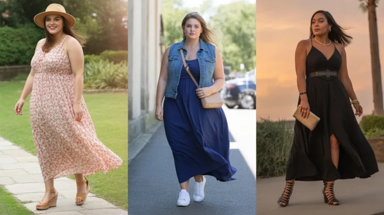 Plus Size Maxi Dress Outfit Ideas for Summer