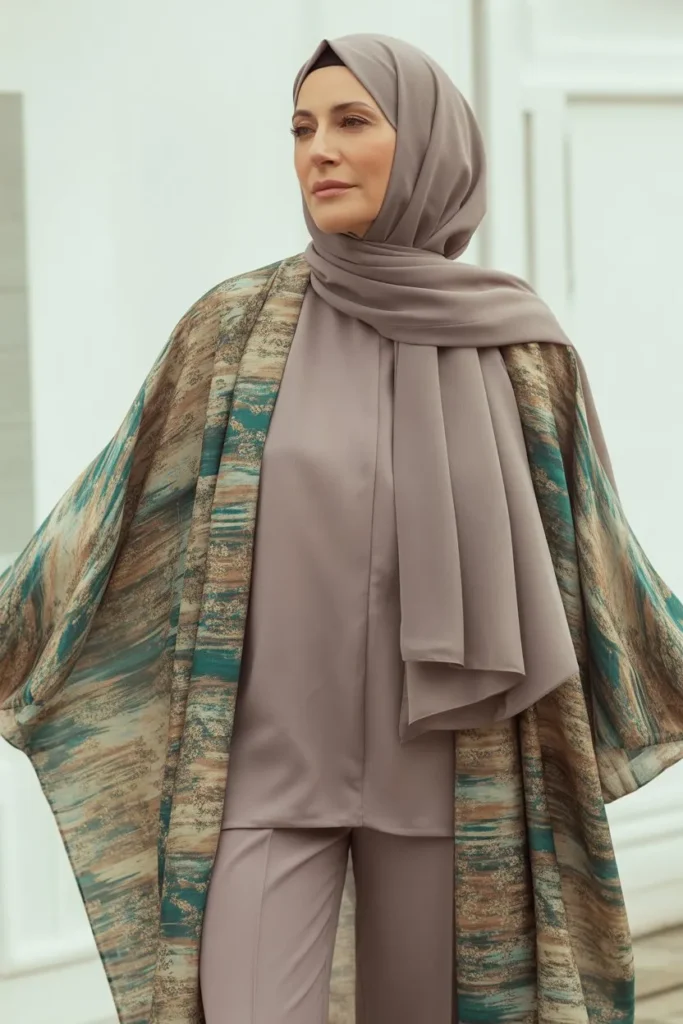 Printed Kimono Layer