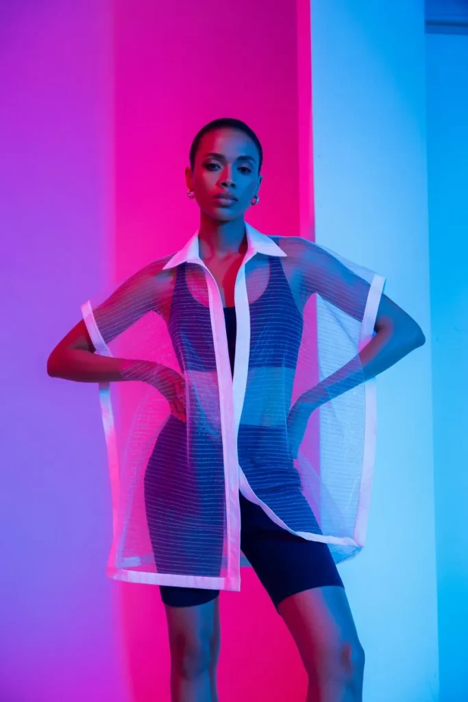 Sheer Overlay Skirt with Shorts Underneath