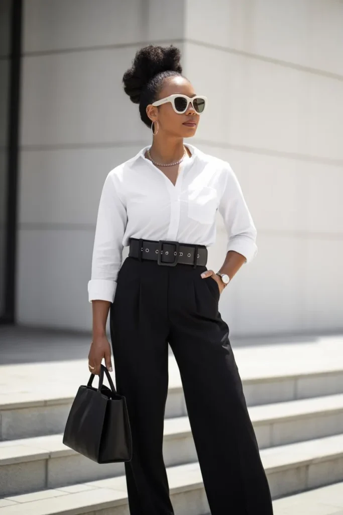 Shein Monochrome Outfit with Accessories