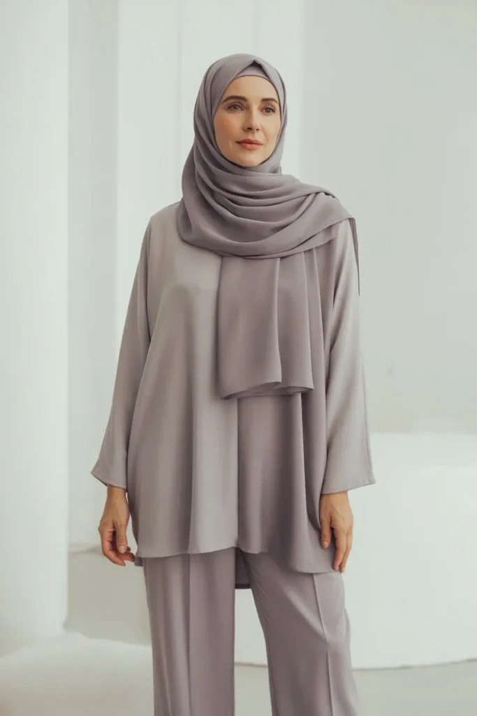 Soft Gray Minimal Look