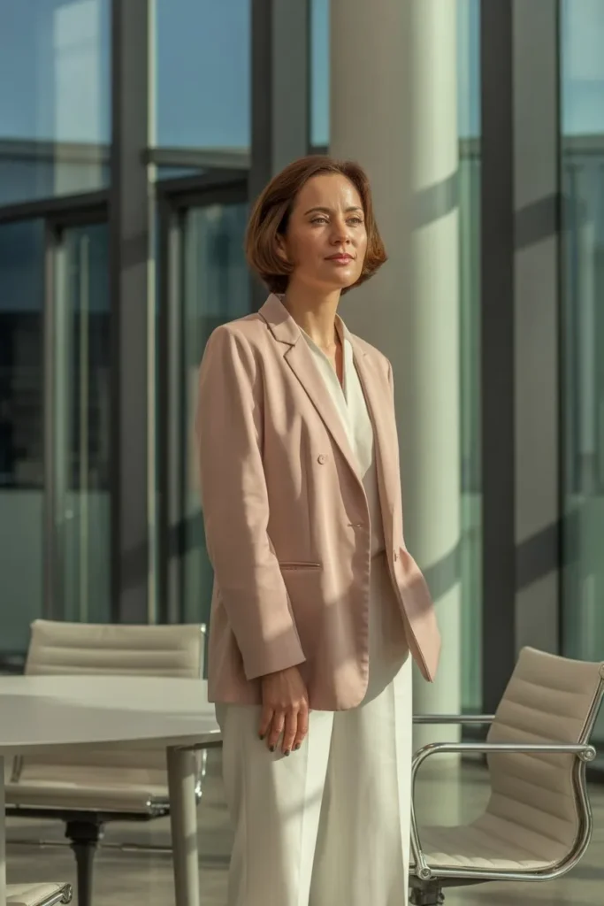 Soft Tailored Suit for Everyday Elegance