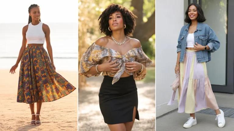 Summer Skirt Outfit Ideas for Black Women