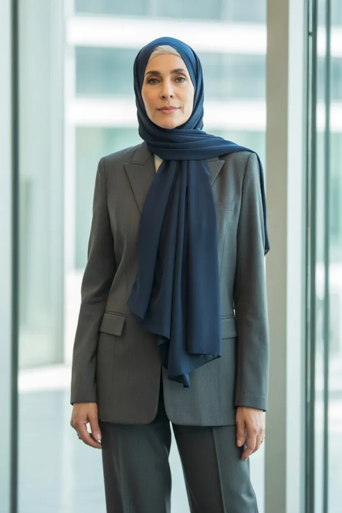 Tailored Suit with Hijab