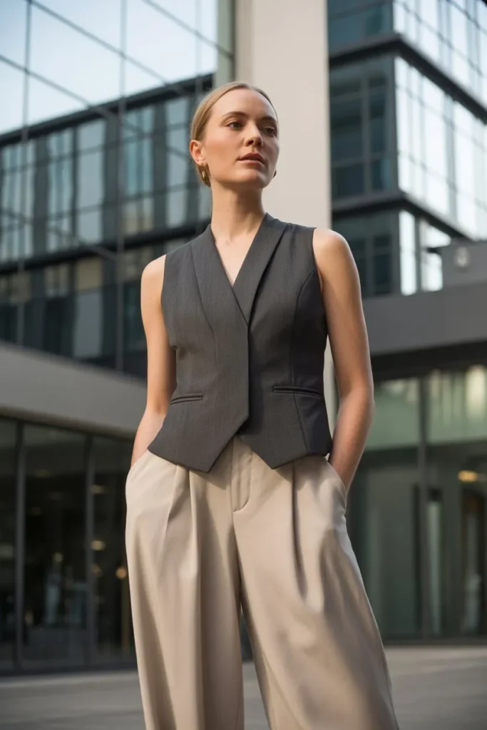 Tailored Vest with Matching Trousers